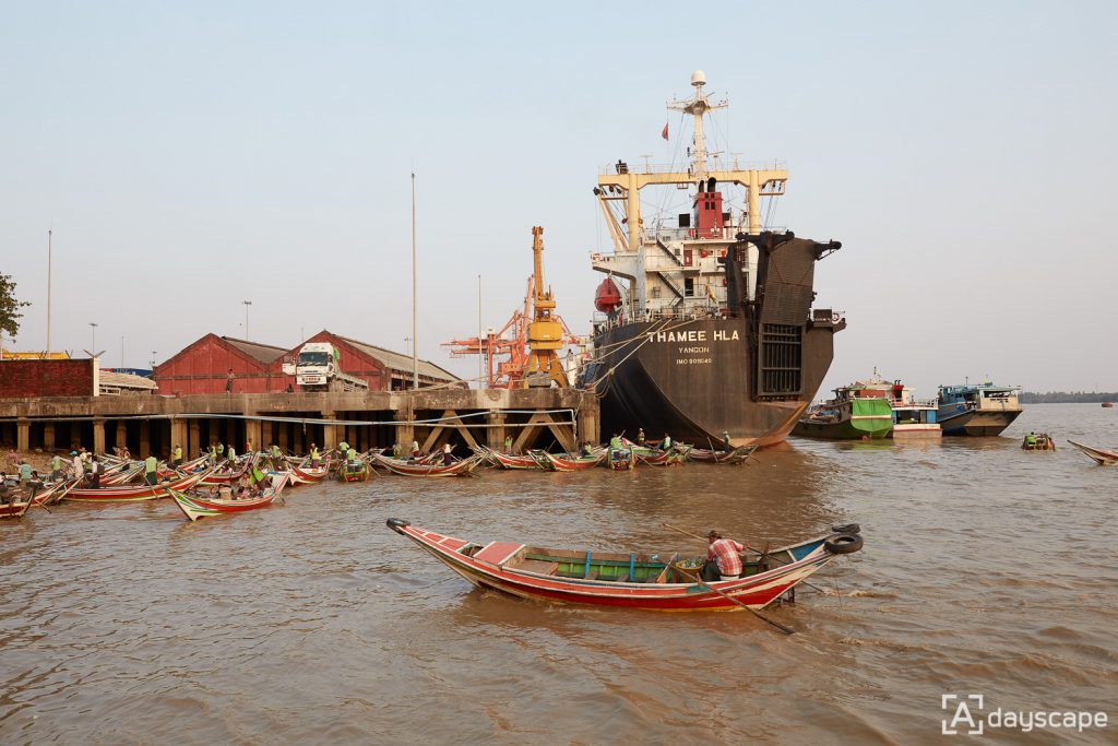 ย่างกุ้ง - Pansodan Ferry Area 4