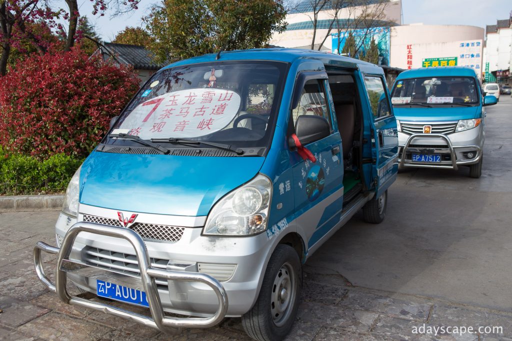 Van no.7 to Jade Dragon Snow Mountain