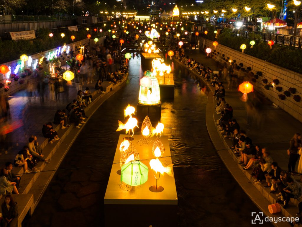 Lotus Lantern Festival 5 Cheonggyecheon Stream